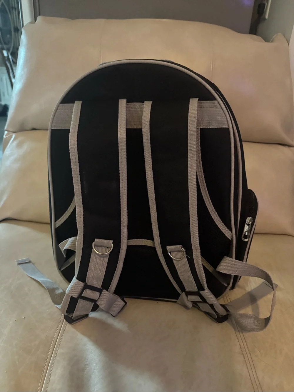 Transparent Bubble Pet Carrier Backpack - Gray